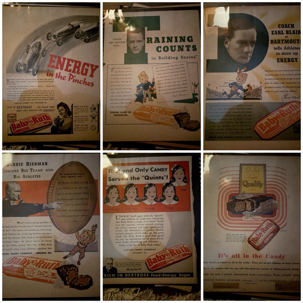 Ultimate Vintage Baby Ruth Archive Lot 1928-1960s Ads Rare Display Box Curtiss – photo 6