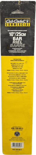 Cub Cadet Commercial 10” Chainsaw Bar 490-700-0013 Narrow Kerf New OEM