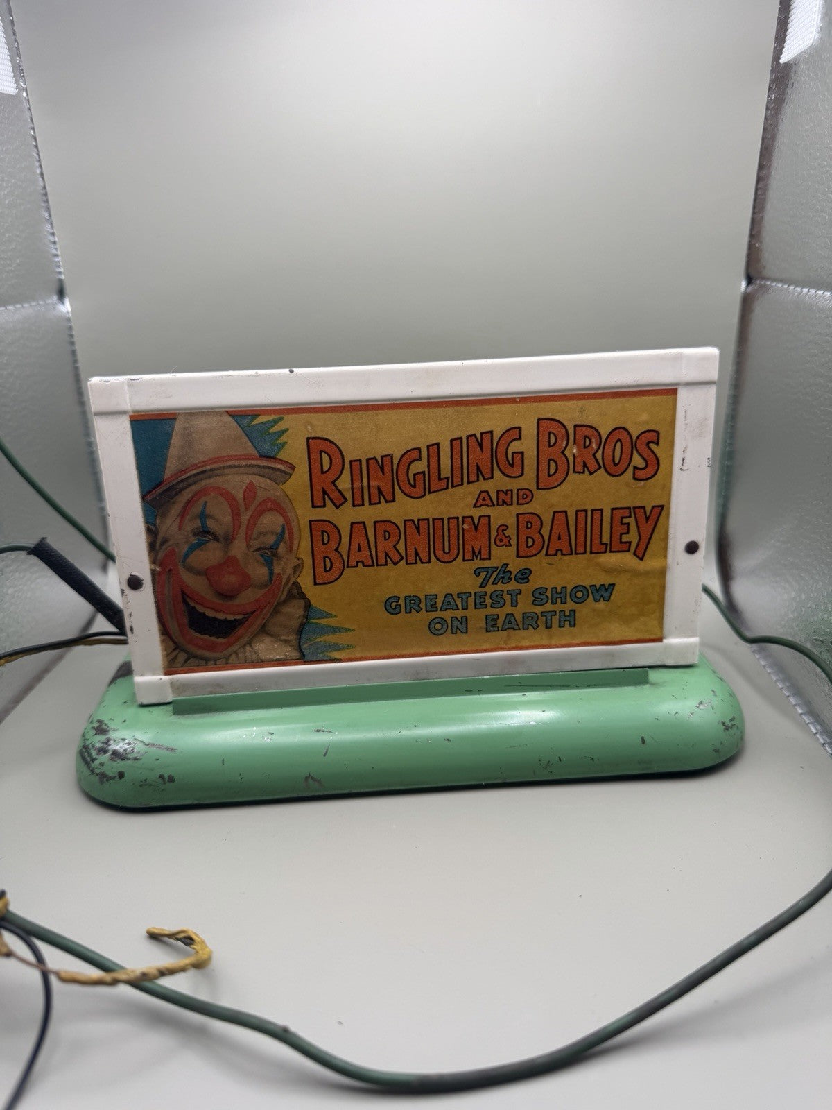 Vintage American Flyer 577 Ringling Bros Whistling Billboard Working Lights