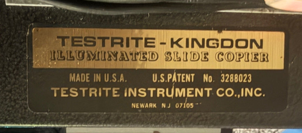 RARE  Testrite Kingdom Vintage Antique Illuminated Slide Copier Duplicator Photo – photo 7