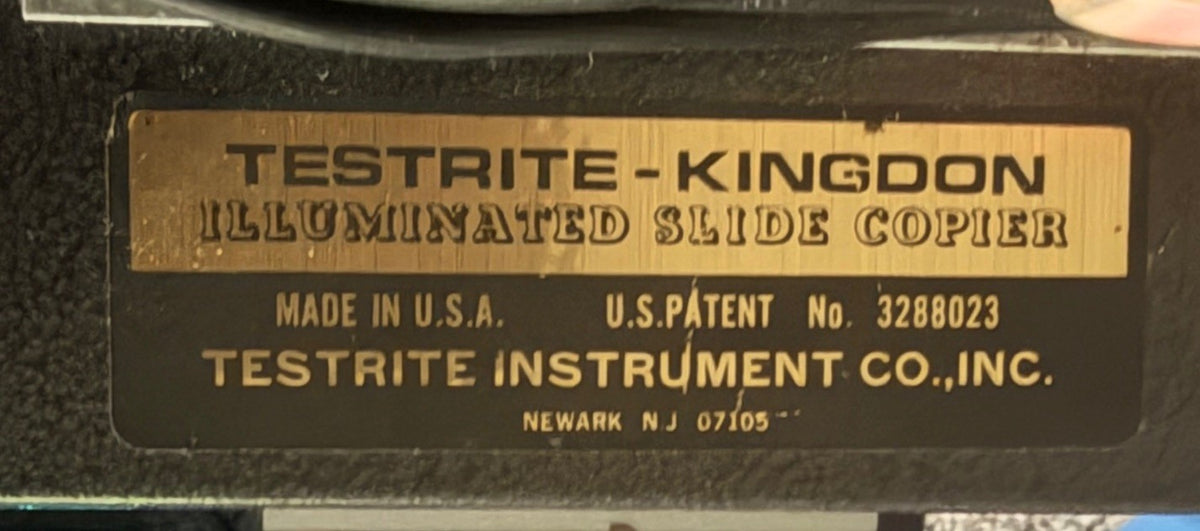 RARE  Testrite Kingdom Vintage Antique Illuminated Slide Copier Duplicator Photo – photo 7