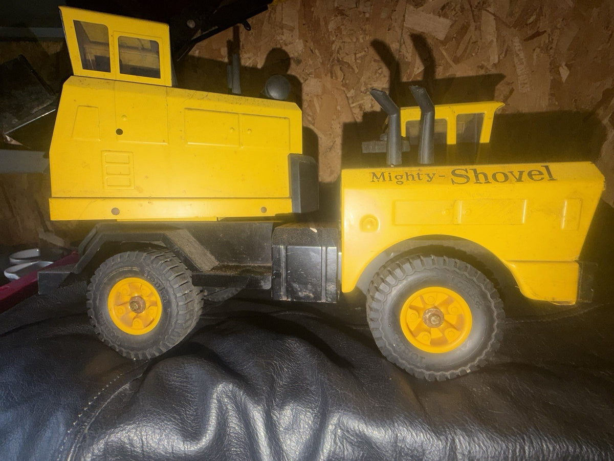 Vintage 1970s Tonka Mighty Shovel #3930 Pressed Steel Excavator 29in WORKS – photo 3