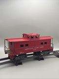Vintage American Flyer S Gauge 938 Red Caboose - Die Cast Metal Trucks Postwar
