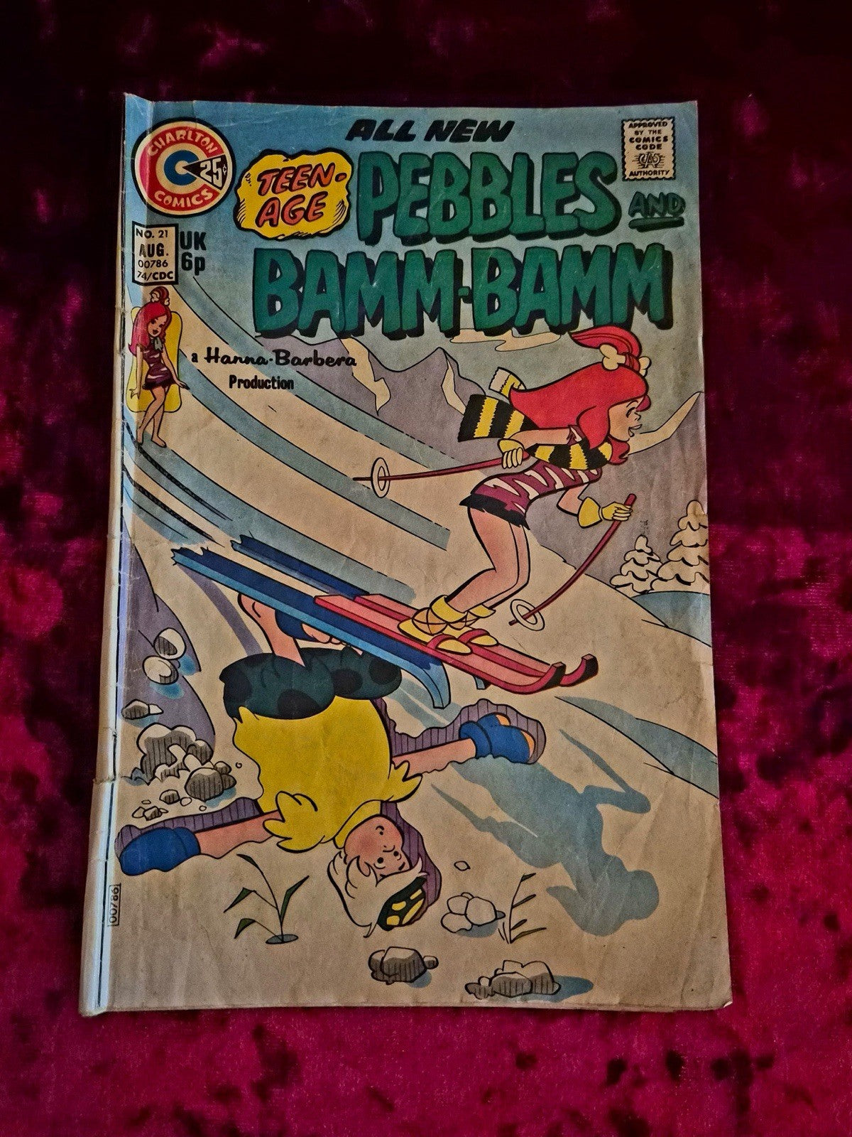 Pebbles & Bamm-Bamm #21 Charlton Hanna-Barbera 1974 Comic