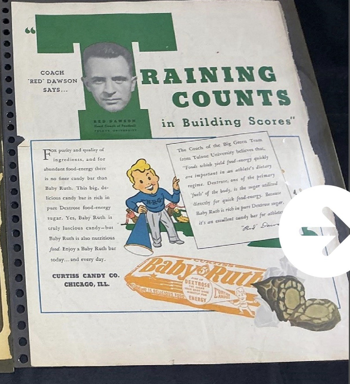 Ultimate Vintage Baby Ruth Archive Lot 1928-1960s Ads Rare Display Box Curtiss – photo 17
