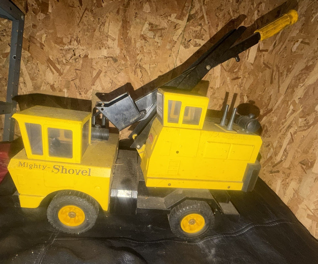 Vintage 1970s Tonka Mighty Shovel #3930 Pressed Steel Excavator 29in WORKS – photo 9