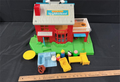 1989 Fisher Price Little People Neighborhood Playset #2551 red & yellow house