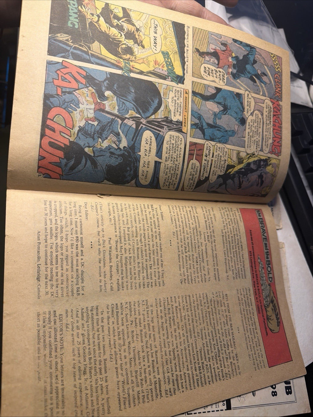The Brave and the Bold #82 (DC 1969) Origin of Oceanmaster Retold Rough – photo 3