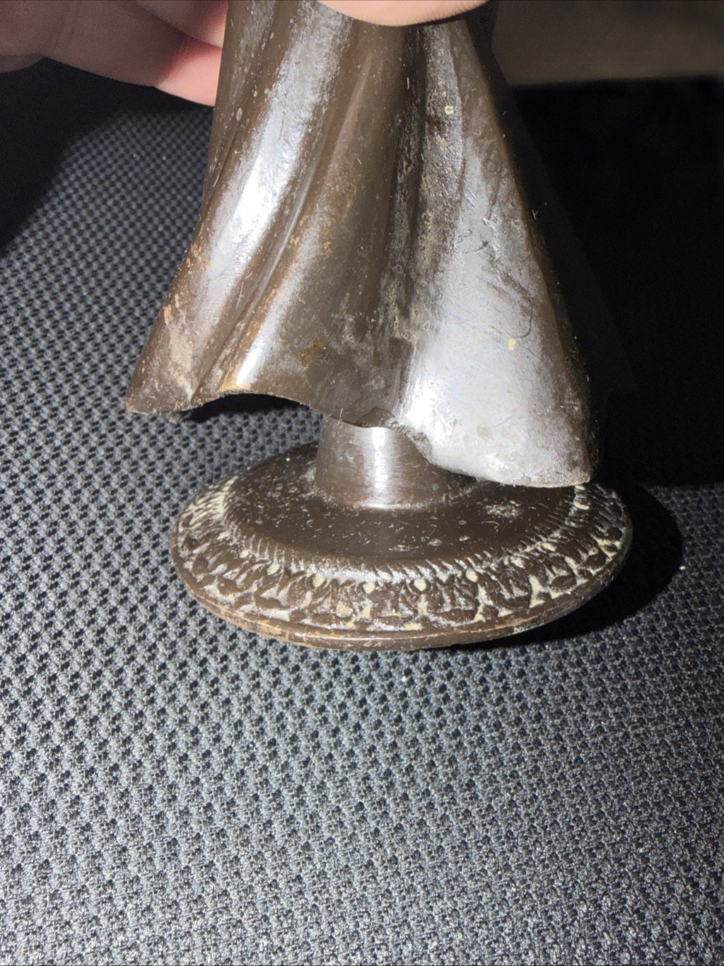 Vintage Whirling Dervish Cast Bronze Statue Turkish Sufi Dancer Figurine – photo 6