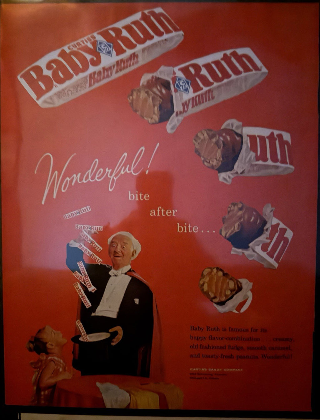 Ultimate Vintage Baby Ruth Archive Lot 1928-1960s Ads Rare Display Box Curtiss – photo 14
