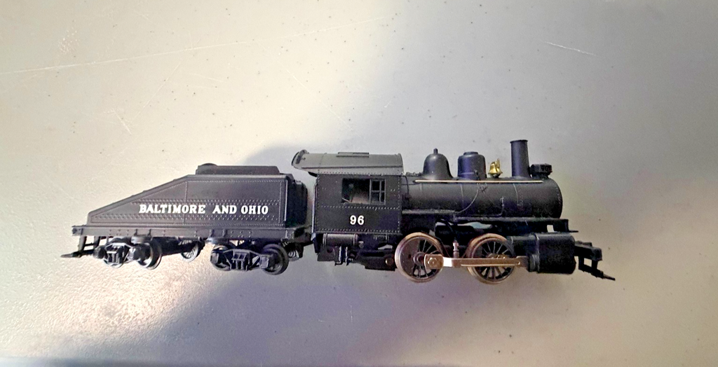 Vintage Rivarossi 1225 HO B&O C-16A 0-4-0 Switcher #96 Tender Runs READ