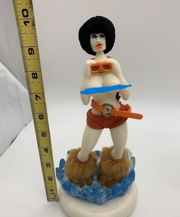 2004 SPAZZ Achy Breaky Toys Scuba Booty Vinyl Figure Knife Base Y2K Rare