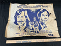 Vtg 1970s Pitt Concert Poster Tom Chapin & Robert Klein Dual Autographed Signed