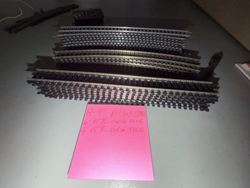 Vintage TYCO Atlas HO Track Lot 23 Pc Pak 1 Transformer Crossing Gate – photo 4