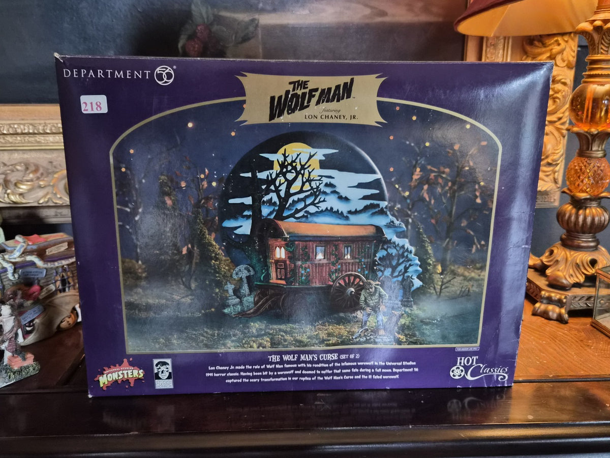 Department 56 Halloween lighted display. "The Wolf Man's Curse" (Item... – photo 5