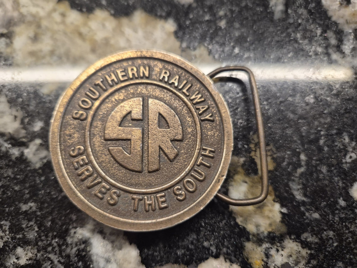 Vintage Railroad Belt Buckle Lot of 4 Southern Pacific Southern Railway Train – photo 3