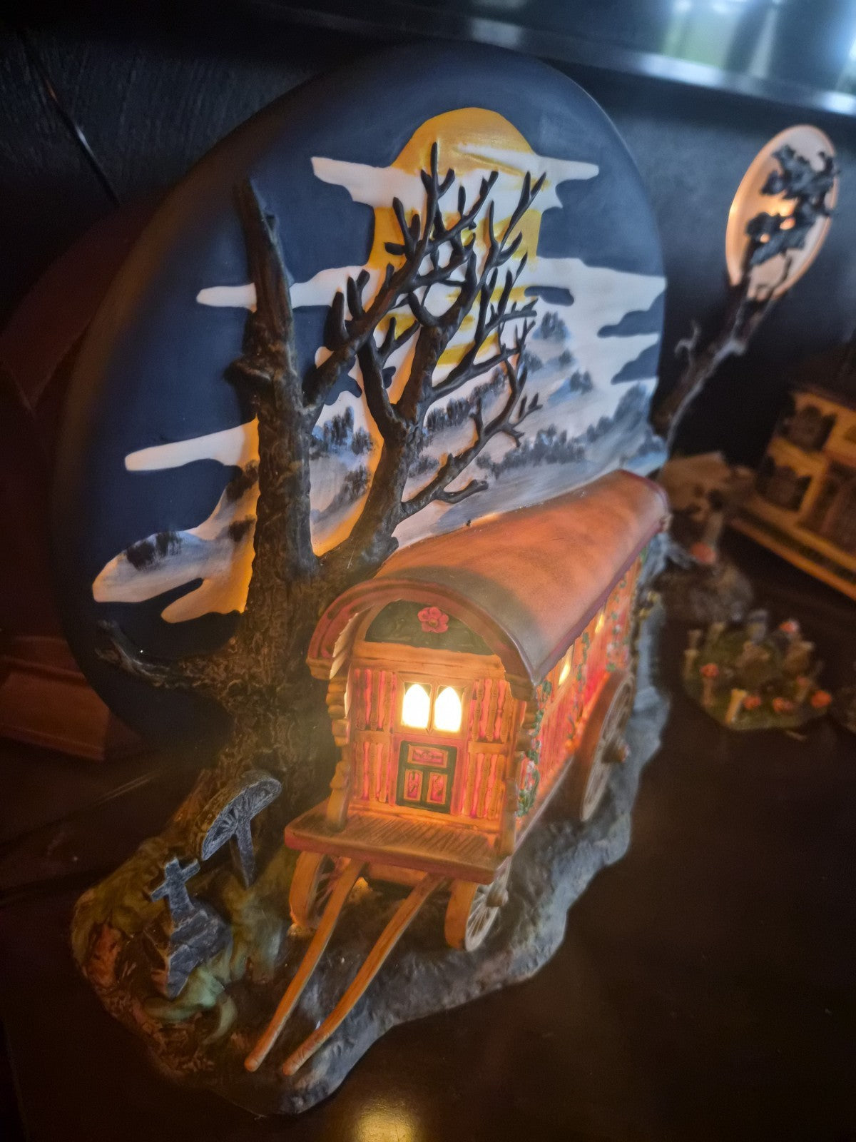 Department 56 Halloween lighted display. "The Wolf Man's Curse" (Item... – photo 4