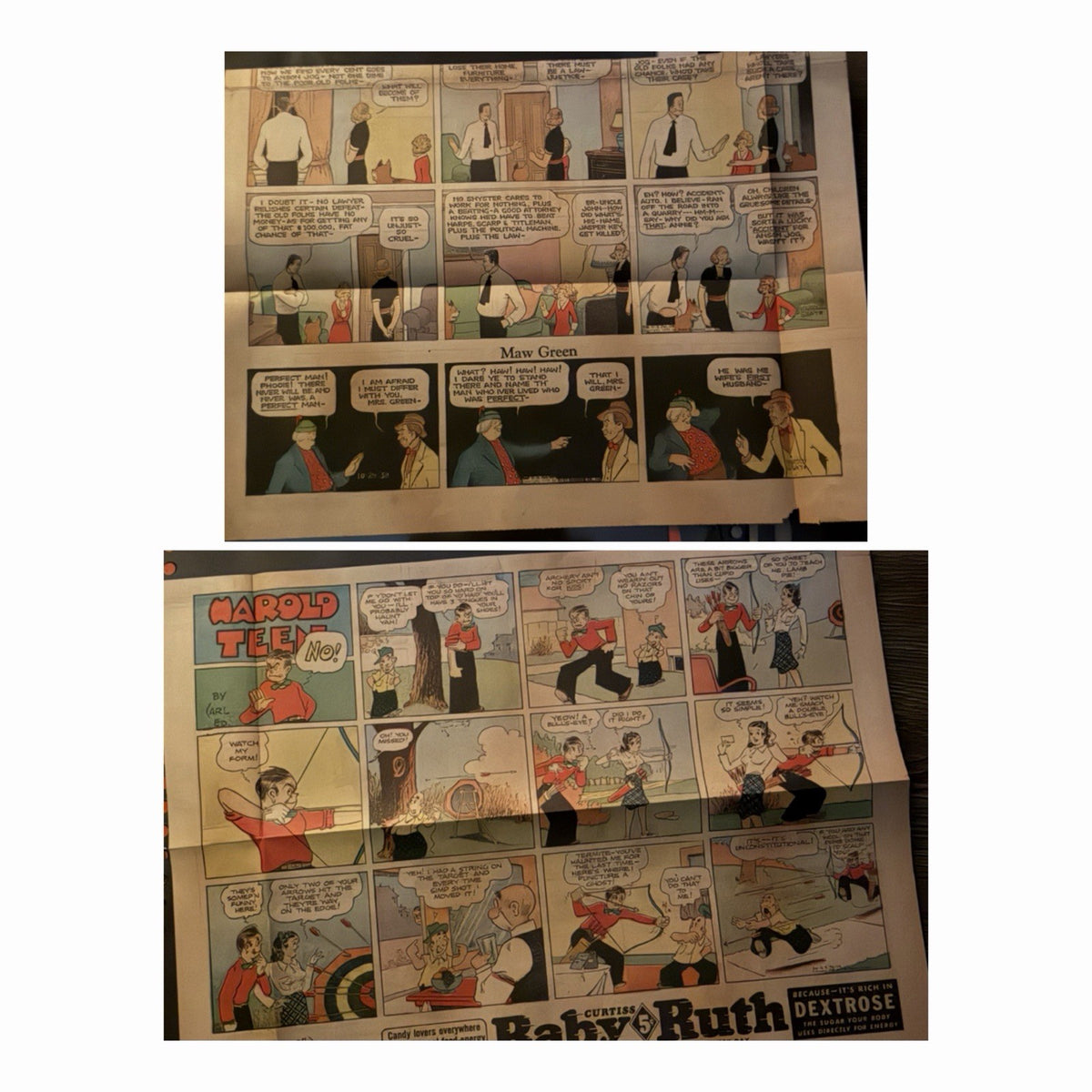 Ultimate Vintage Baby Ruth Archive Lot 1928-1960s Ads Rare Display Box Curtiss – photo 7