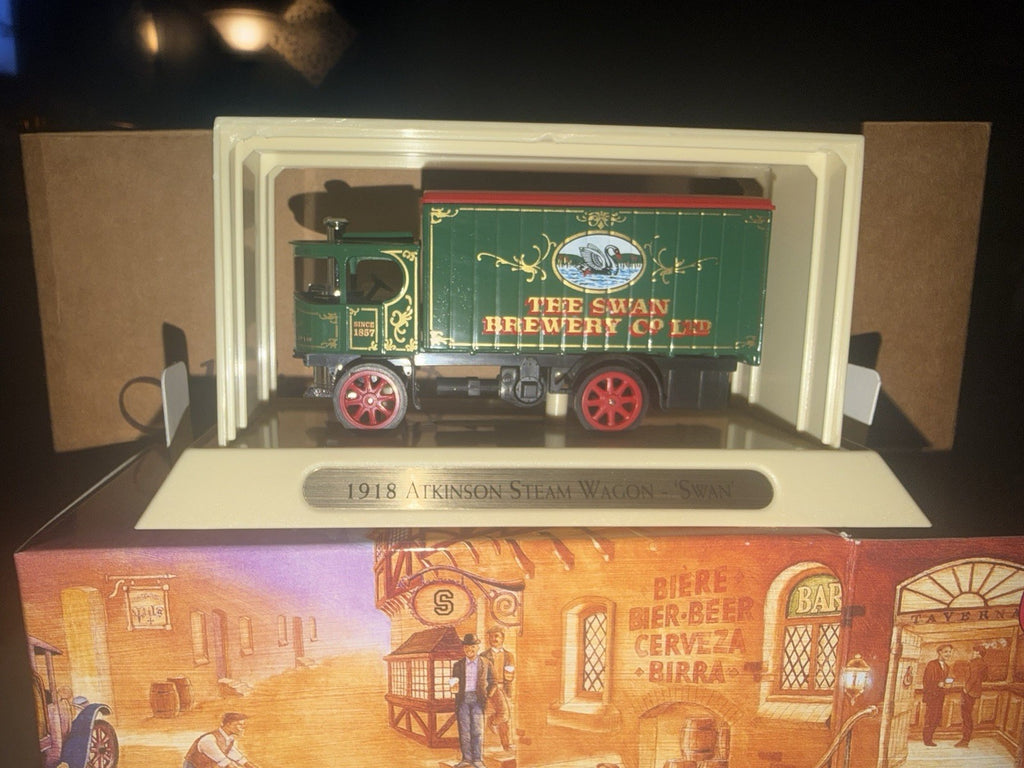 Matchbox Models of Yesteryear 1918 Atkinson Steam Wagon Swan Brewery Boxed