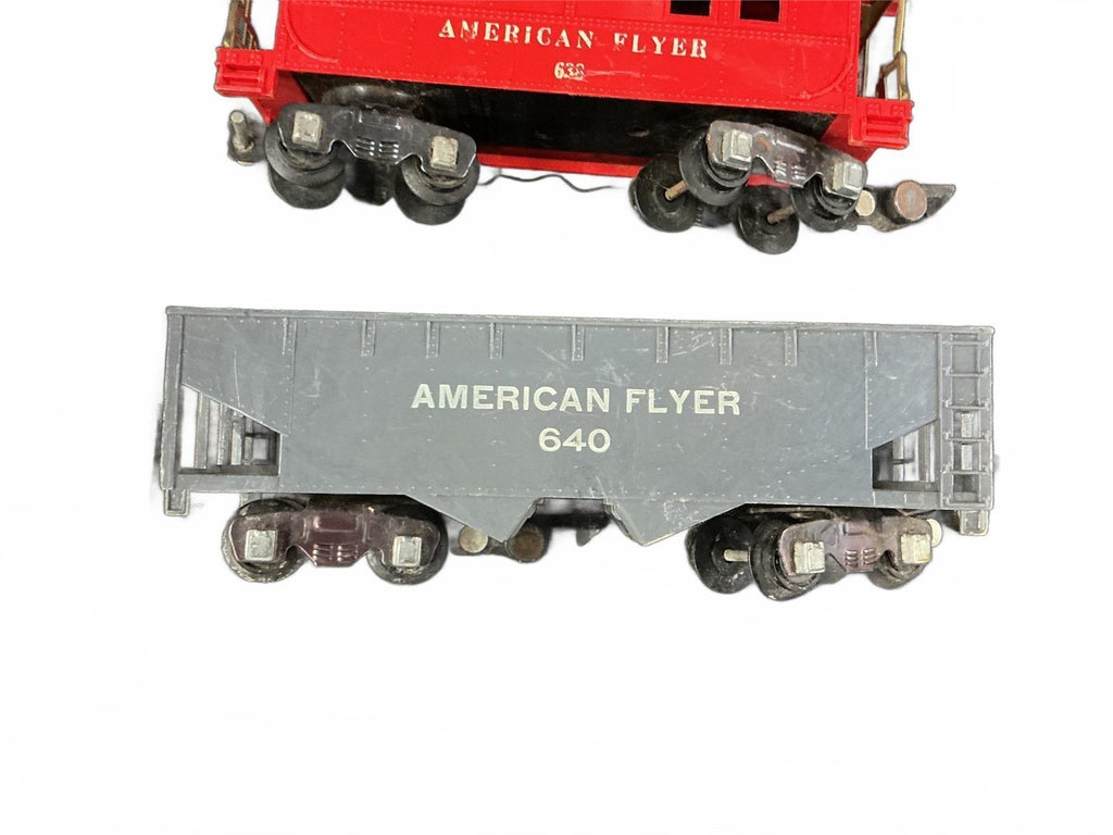 Vintage American Flyer S Gauge Train Car Lot - #923 Boxed Reefer, #638, #640 – photo 2