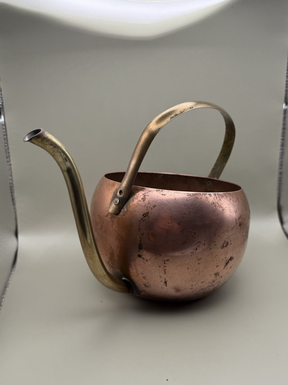 Vintage Copper Miniatures Lot Watering Can Chamber Pot Turkish Pail Bucket – photo 23