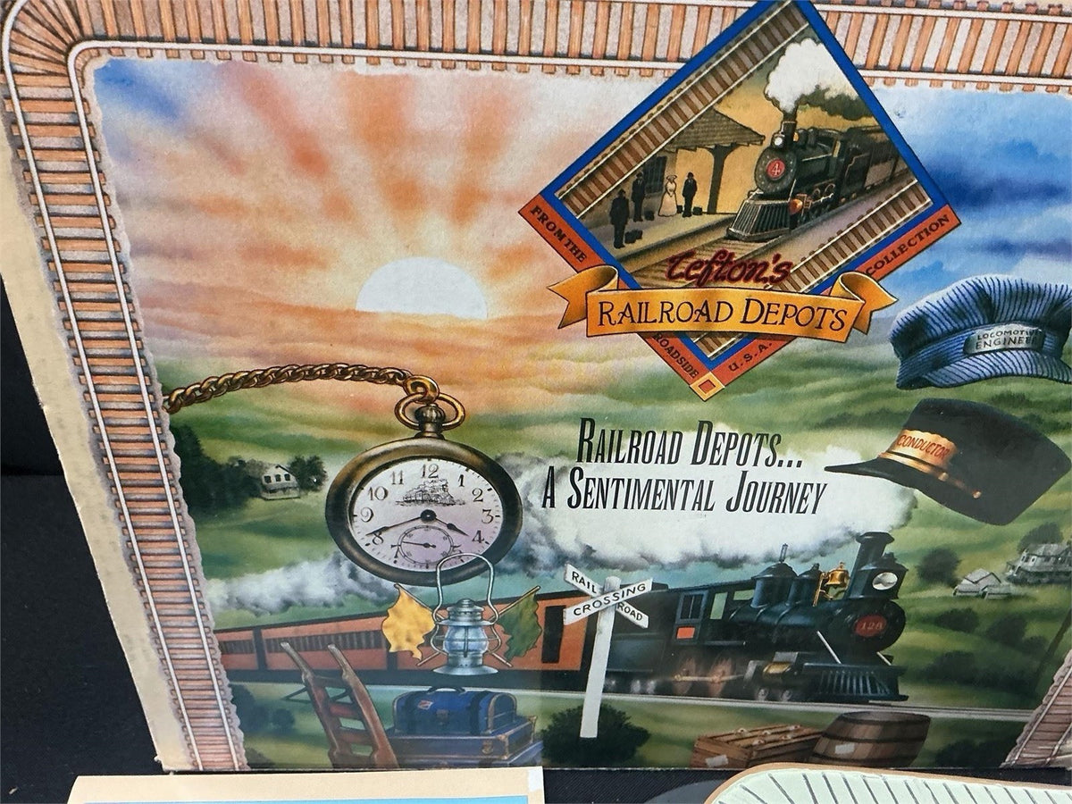 Lefton Baltimore & Ohio RR Depot Sentimental Journey David Stravitz 1994 Box – photo 4