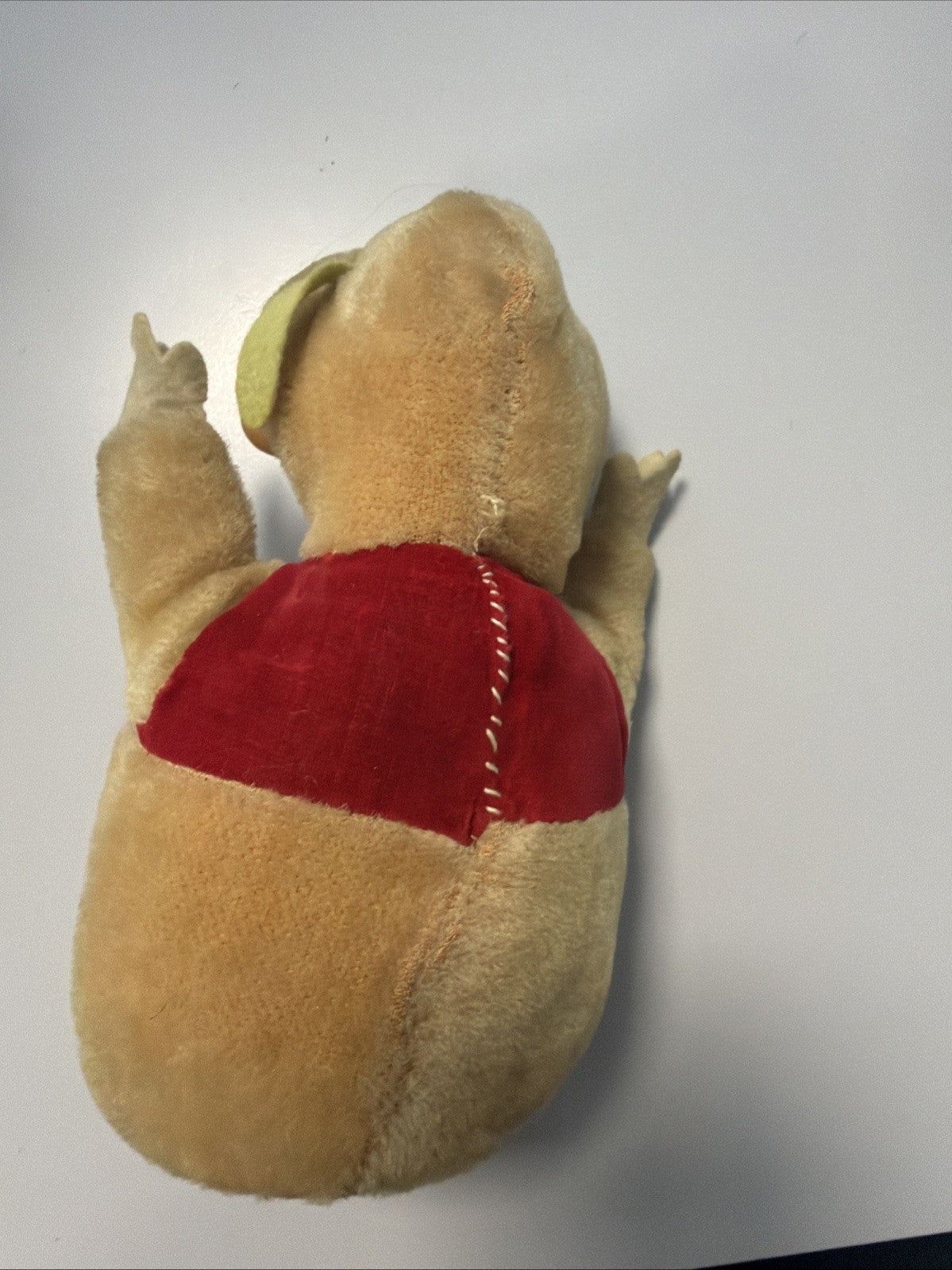 Vintage Disney Pinocchio Roly Poly Plush Vinyl Head Jingle Toy – photo 2