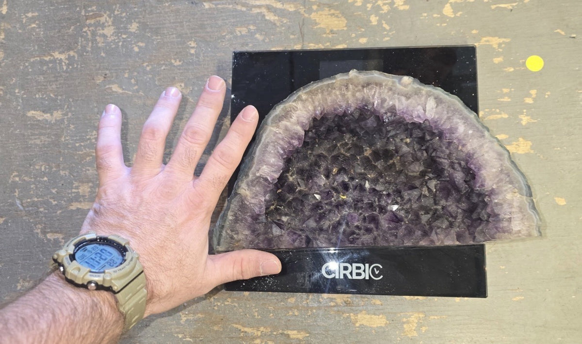 Large Natural Amethyst Geode Crystal Cluster 18lb Purple Quartz Mineral Specimen – photo 3