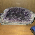 Large Natural Amethyst Geode Crystal Cluster 18lb Purple Quartz Mineral Specimen