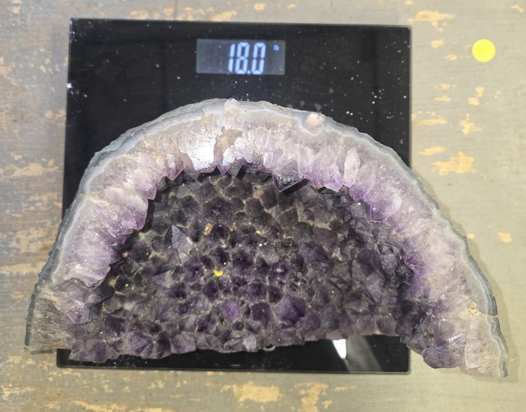 Large Natural Amethyst Geode Crystal Cluster 18lb Purple Quartz Mineral Specimen – photo 2