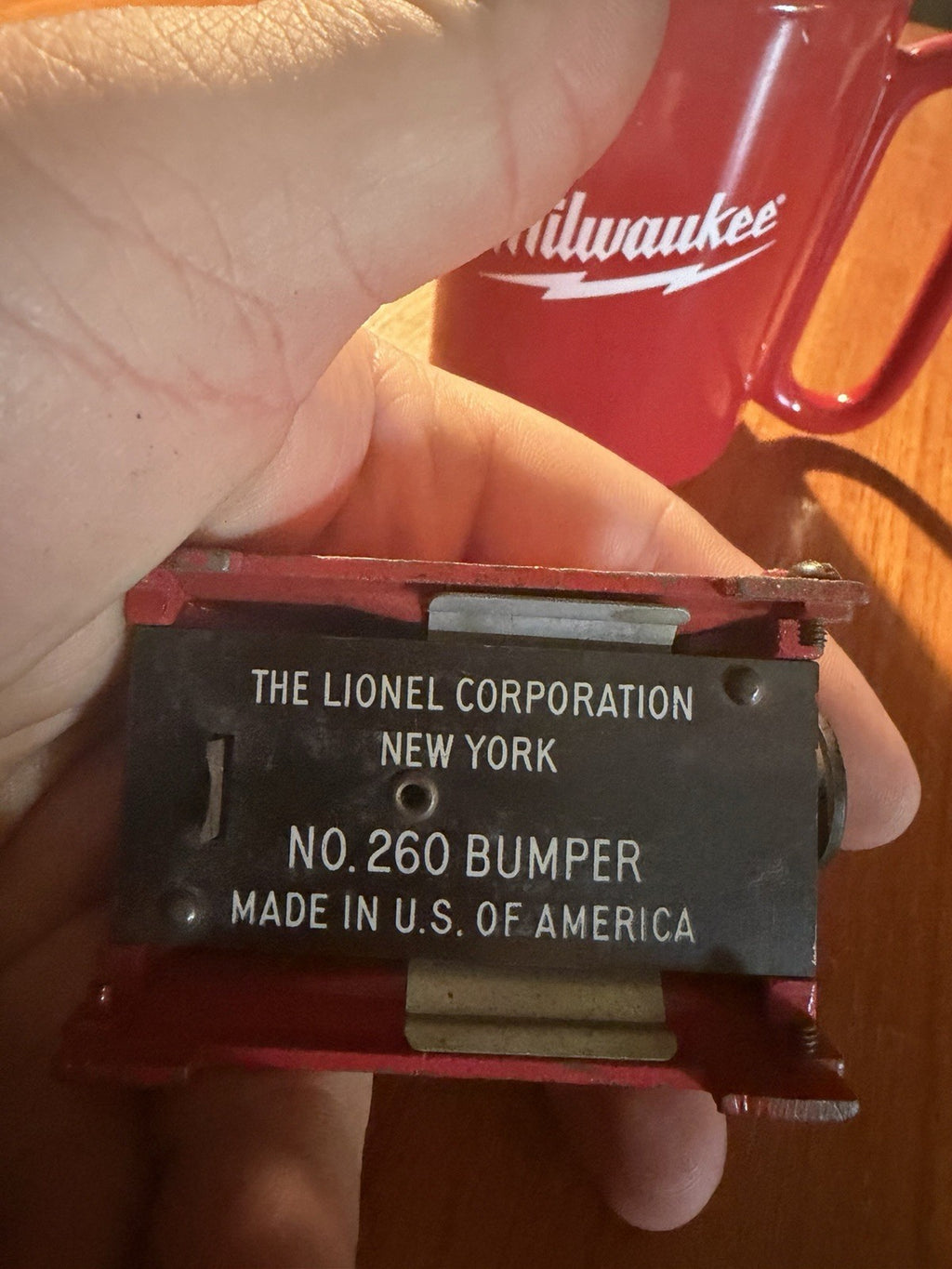 LIONEL model trains [N° 260] illuminated bumper postwar made-in-USA vintage – photo 4
