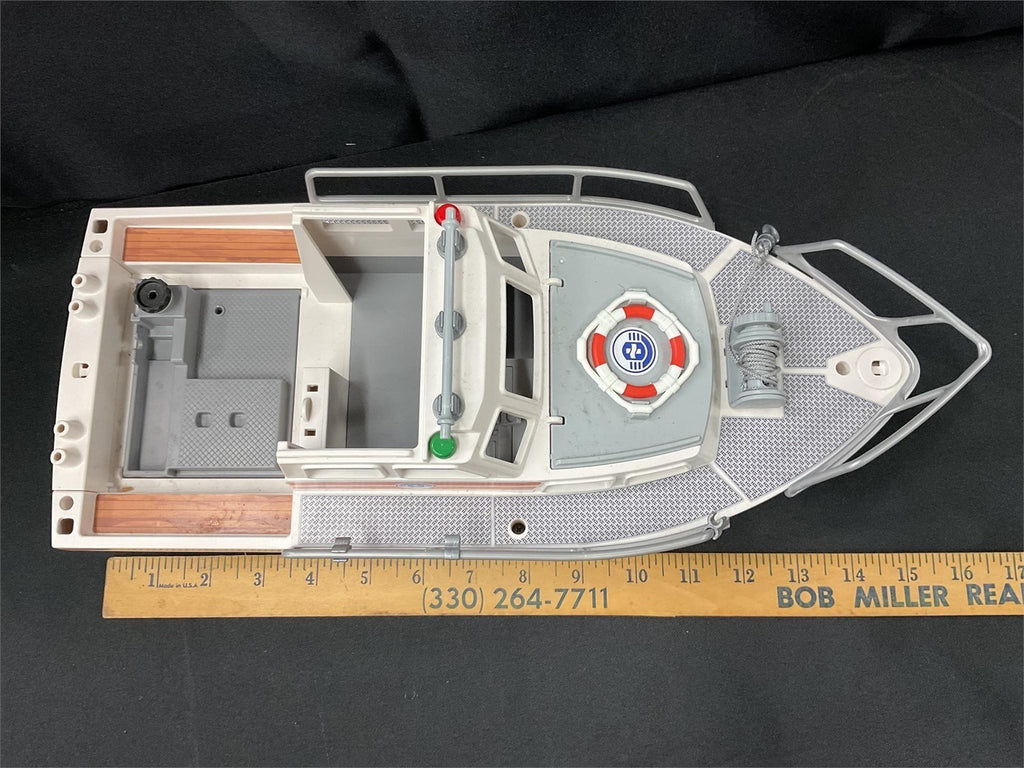 Vintage 1999 Playmobil Geobra Rescue Boat Toy Vessel Hull 3283040 Orange Stripe – photo 3