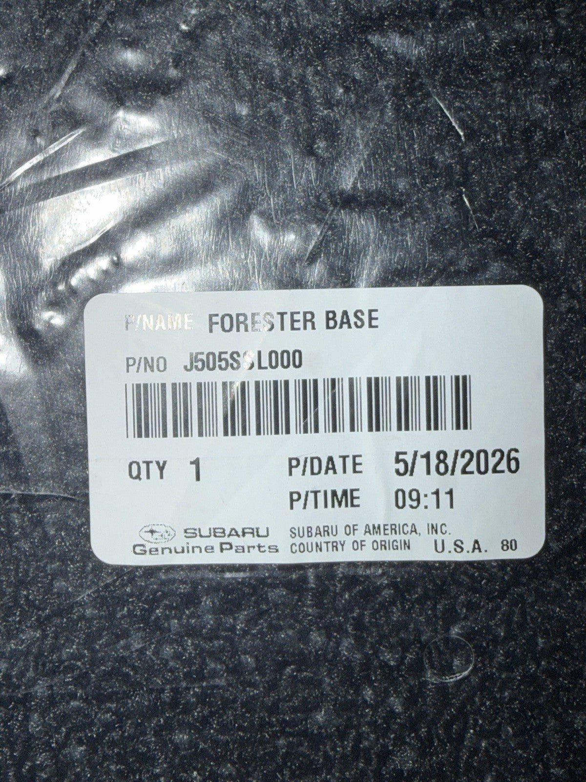 Floor Mat SUBARU OEM ACCESSORIES J505SFL000 – photo 3