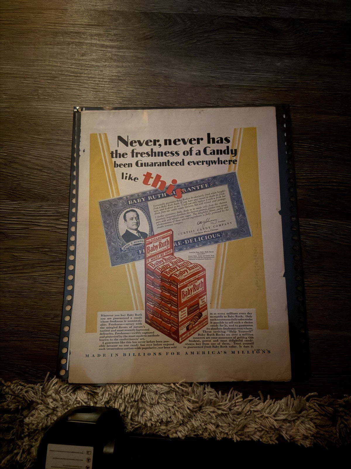 Ultimate Vintage Baby Ruth Archive Lot 1928-1960s Ads Rare Display Box Curtiss – photo 20