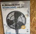 Newair 18 in. 3-Speed Wide-Angle Oscillating Outdoor Misting Fan and Pedestal