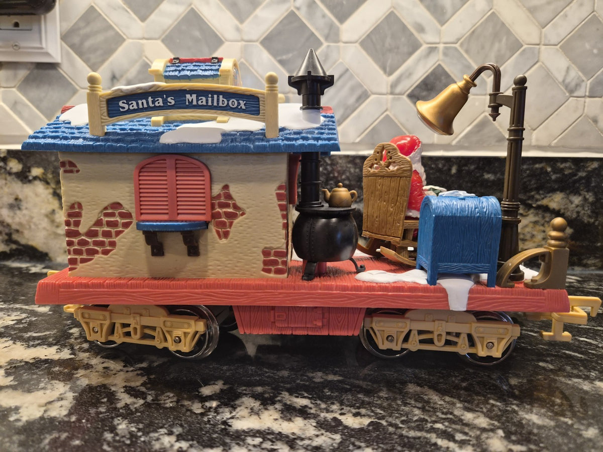 New Bright Holiday Express Santa’s Mailbox 380-1 Animated Christmas Train Tested – photo 4