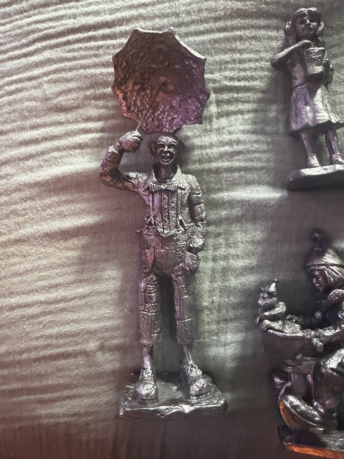 Vintage Michael Ricker Pewter Circus Carnival 5 Piece Lot Signed Numbered – photo 2