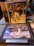 Pete Rose Signed Photo Lot Plaque & 4192 Hit Record Commemorative 3 Pieces