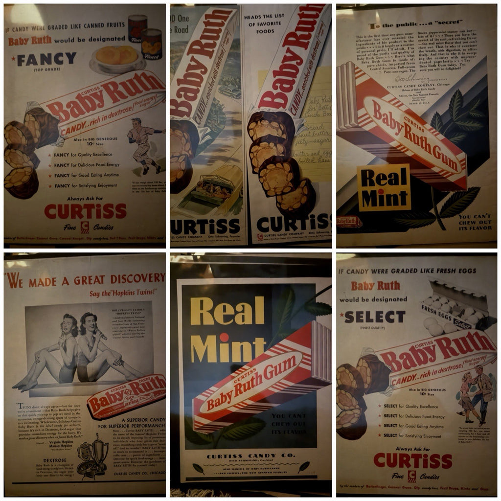 Ultimate Vintage Baby Ruth Archive Lot 1928-1960s Ads Rare Display Box Curtiss – photo 5