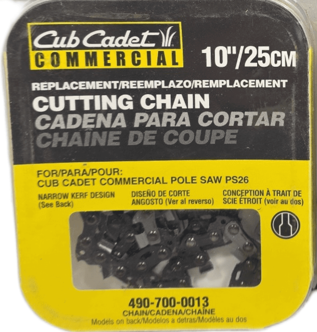 Cub Cadet Commercial 10-Inch Cutting Chain 490-700-0013 Brand new