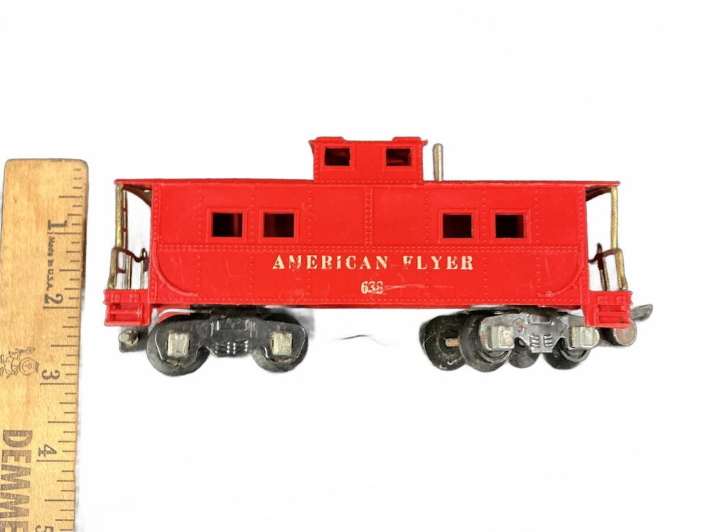 Vintage American Flyer S Gauge Train Car Lot - #923 Boxed Reefer, #638, #640 – photo 3