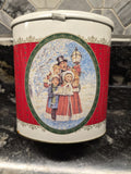 Ftd 1960s Christmas Tin Canister