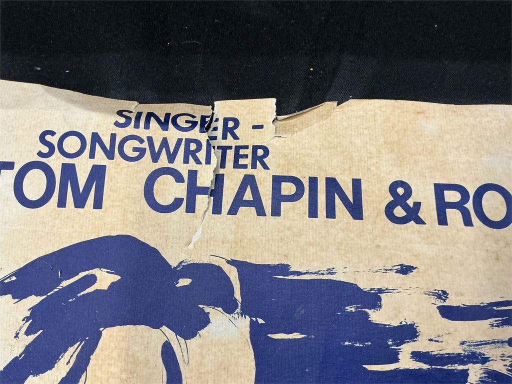 Vtg 1970s Pitt Concert Poster Tom Chapin & Robert Klein Dual Autographed Signed – photo 3