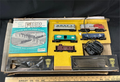 Vintage HO Scale Santa Fe #5028 Train Set Lot Cars Track Atlas Pier Set UNTESTED