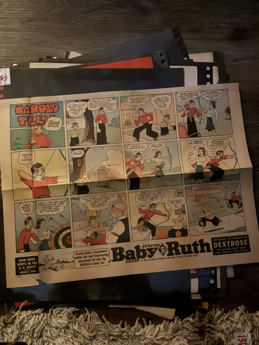 Ultimate Vintage Baby Ruth Archive Lot 1928-1960s Ads Rare Display Box Curtiss – photo 15