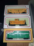 VINTAGE Bachmann Life-Like HO Scale Freight Cars & Caboose Boxed Lot 3pc