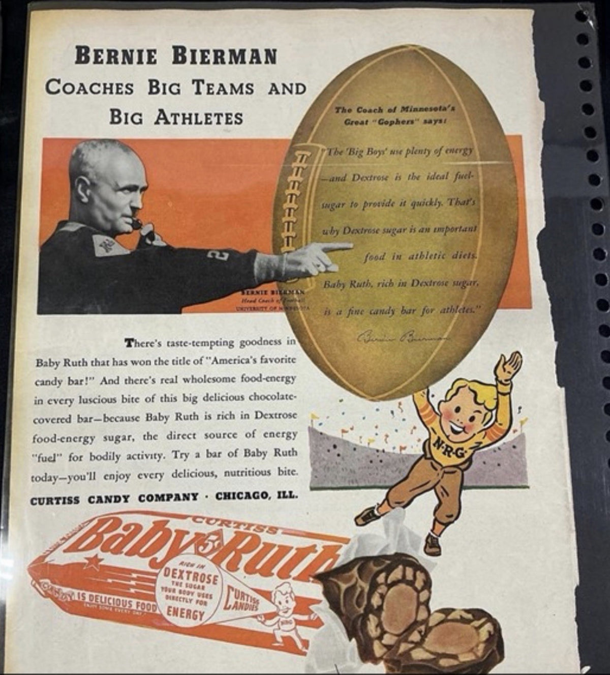 Ultimate Vintage Baby Ruth Archive Lot 1928-1960s Ads Rare Display Box Curtiss – photo 18